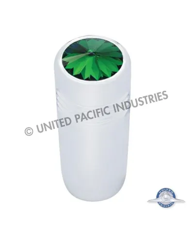 UP40185-1-5/8" Short Toggle Switch Extension With Color Crystal - Green Crystal