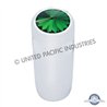 UP40185-1-5/8" Short Toggle Switch Extension With Color Crystal - Green Crystal