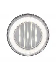 UP36094 - 33 LED 4" Round Lumos Light X-Series (Back-Up) - White LED/Clear Lens