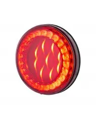 UP36090 - 33 LED 4" Round Lumos Light X-Series (Stop, Turn & Tail) - Red LED/Red Lens UP36090 - 33 LED 4" Round Lumos Light X-Series (Stop, Turn & Tail) - Red LED/Red Lens