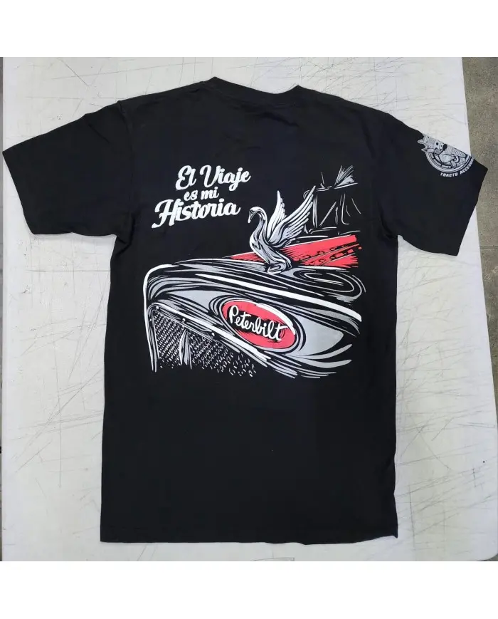 TCSP227-PLAYERA PETERBILT EL VIAJE ES MI HISTORIA
