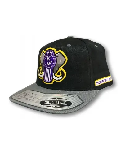 TCS-GORRA GREY/BLACK PARCHE GLITTER PURPLE KENWORTH TCS-GORRA GREY/BLACK PARCHE GLITTER PURPLE KENWORTH