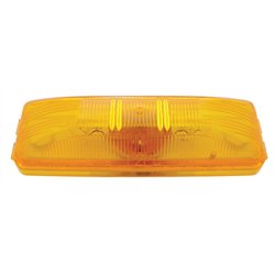 UP30051-Dual Bulbs Rectangular Light (Clearance/Marker) - Amber Lens