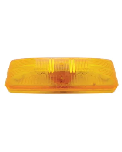 UP30051-Dual Bulbs Rectangular Light (Clearance/Marker) - Amber Lens