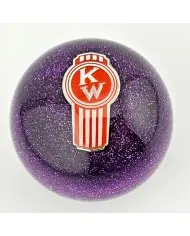 Glitter Crooked KW Kenworth Ball Shift Knob Glitter Crooked KW Kenworth Ball Shift Knob