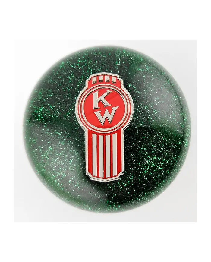 Glitter Crooked KW Kenworth Ball Shift Knob Glitter Crooked KW Kenworth Ball Shift Knob