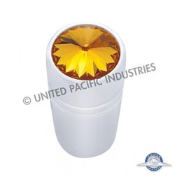 UP40211-Mini Toggle Switch Extension With Amber Crystal For Peterbilt (3-Pack)