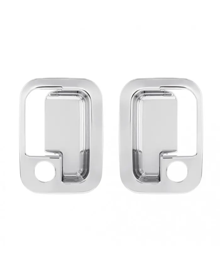 UP40962 - Chrome Exterior Door Handle Cover For 2003+ Kenworth & 2004+ Peterbilt Trucks- Pair (Driver & Passenger) UP40962 - Chrome Exterior Door Handle Cover For 2003+ Kenworth & 2004+ Peterbilt Trucks- Pair (Driver & Passenger)