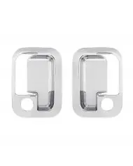 UP40962 - Chrome Exterior Door Handle Cover For 2003+ Kenworth & 2004+ Peterbilt Trucks- Pair (Driver & Passenger) UP40962 - Chrome Exterior Door Handle Cover For 2003+ Kenworth & 2004+ Peterbilt Trucks- Pair (Driver & Passenger)