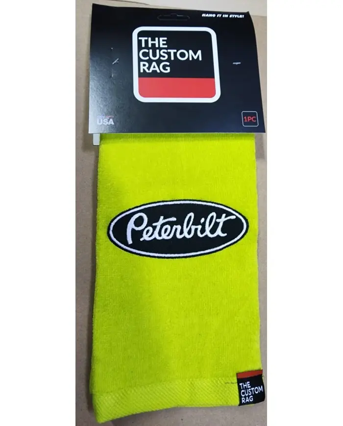 Truck Rags Peterbilt/ Red Peter logo (1 PZ) Truck Rags Peterbilt/ Red Peter logo (1 PZ)