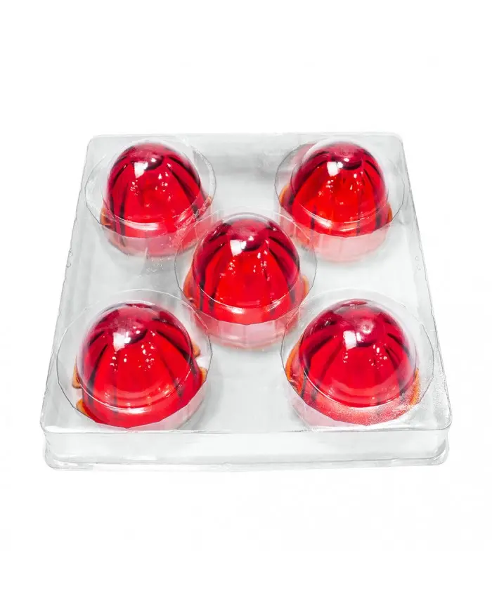 UP30314P5 - Watermelon Glass Marker Light Lens - Red (5 Pcs)