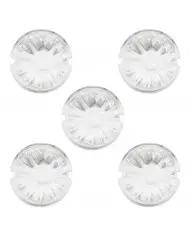 UP30520P5 - Watermelon Glass Marker Light Lens - Clear (5 Pcs)