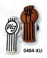 LNC0484-BLI-Chrome Plated Billet Aluminum Tractor/Trailer Knobs (Bull/Leather) (Set of 2) LNC0484-BLI-Chrome Plated Billet Aluminum Tractor/Trailer Knobs (Bull/Leather) (Set of 2)