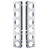 UP30060-Peterbilt Stainless Front Air Cleaner Bracket Only - 12 Light Cutouts