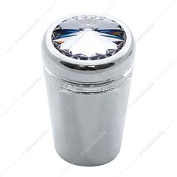 UP40223-Mini Toggle Switch Extension With Clear Crystal For Kenworth (Card of 3)