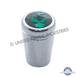 UP40224-Mini Toggle Switch Extension With Green Crystal For Kenworth (Card of 3)