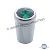 UP40224-Mini Toggle Switch Extension With Green Crystal For Kenworth (Card of 3)