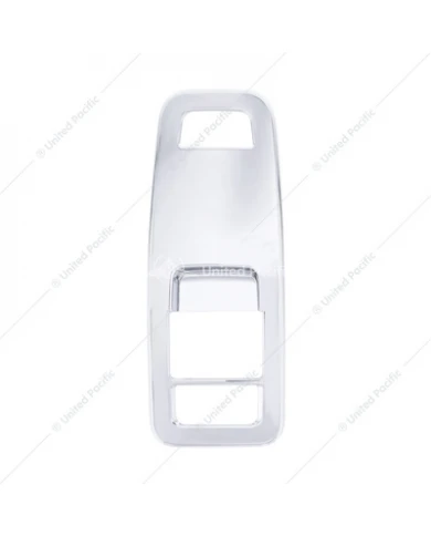 UP41552 - Chrome Plastic Door Switch Cover For 2013-2024 Kenworth T680-Driver (Without Power Mirrors) UP41552 - Chrome Plastic Door Switch Cover For 2013-2024 Kenworth T680-Driver (Without Power Mirrors)