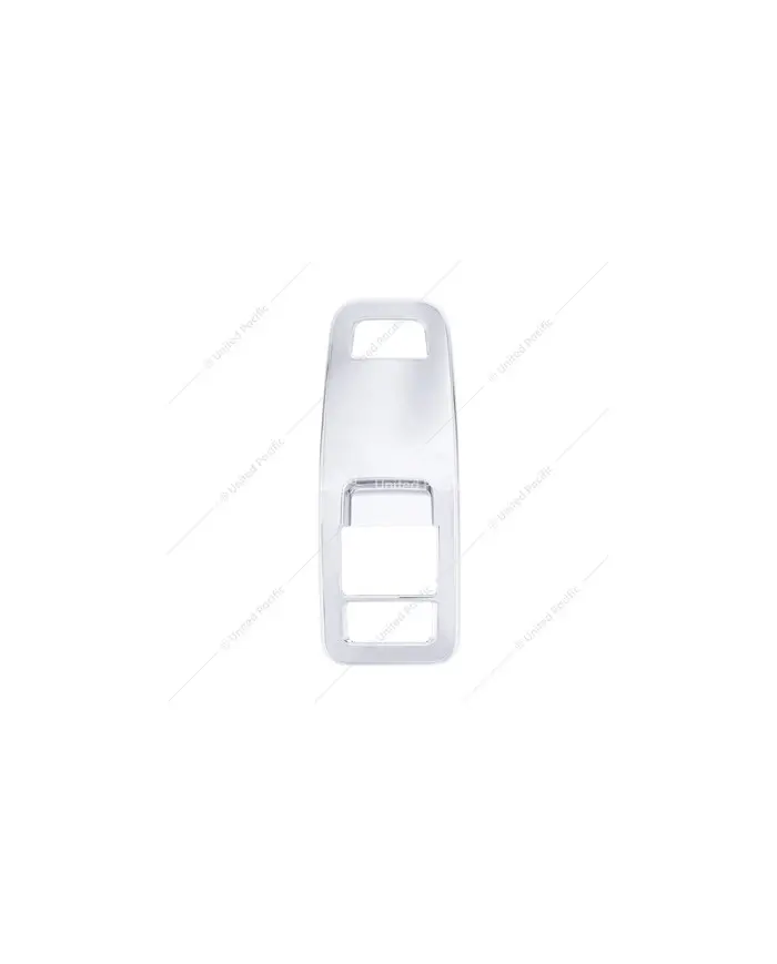 UP41552 - Chrome Plastic Door Switch Cover For 2013-2024 Kenworth T680-Driver (Without Power Mirrors)