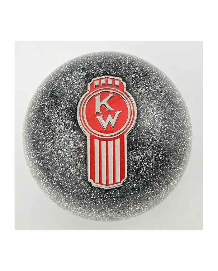 Glitter Crooked KW Kenworth Ball Shift Knob Glitter Crooked KW Kenworth Ball Shift Knob