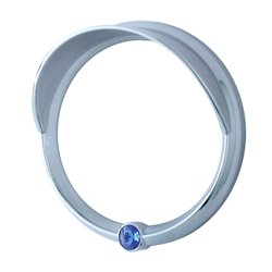 UP40624-Signature Series Speed/Tachometer Gauge Cover With Visor For Freightliner -Blue Crystal