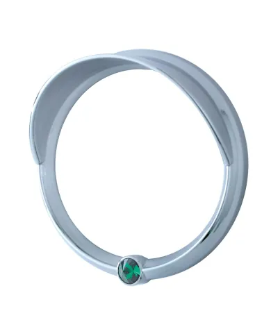 UP40626-Signature Series Speed/Tachometer Gauge Cover With Visor For Freightliner -Green Crystal
