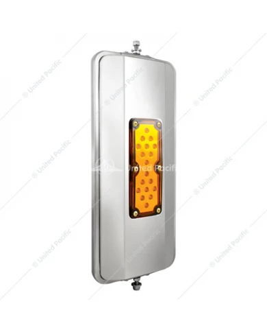 UP86500B - 7" X 16" 18 LED 430 Stainless Steel West Coast Mirror - Non-Heated UP86500B - 7" X 16" 18 LED 430 Stainless Steel West Coast Mirror - Non-Heated