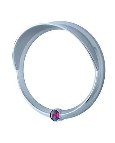 UP40627-Signature Series Speed/Tachometer Gauge Cover With Visor For Freightliner -Purple Crystal