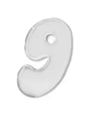 GG94220-2" CR. NUMBER - "0" W/STUDS 