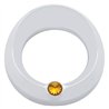 UP40665-Signature Series Gauge Cover With Visor & Crystal For 3-3/4" DIA Speed/Tachometer Gauge - Amber Crystal