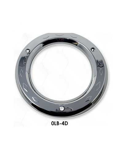 LNC0LB-4D-4" Round Lt. Bezel w/Diamond Pattern