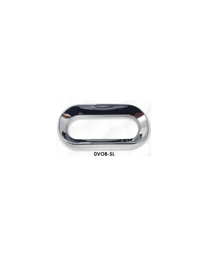 LNC0VOB-SL-Oval Screwless Light Bezel w/Visor