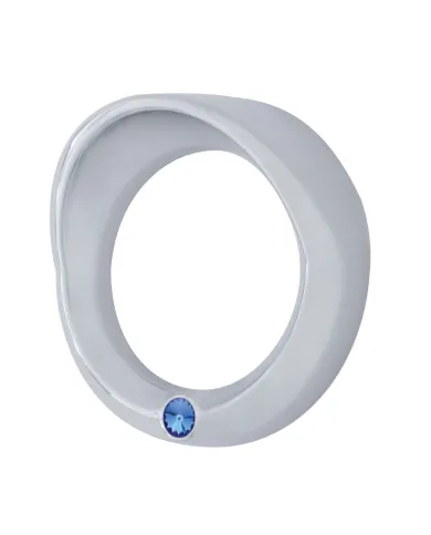 UP40680-Signature Series Small Gauge Cover With Visor For 2006+ Peterbilt - Blue Crystal