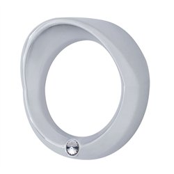UP40681-Signature Series Small Gauge Cover With Visor For 2006+ Peterbilt - Clear Crystal