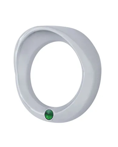 UP40682-Signature Series Small Gauge Cover With Visor For 2006+ Peterbilt - Green Crystal