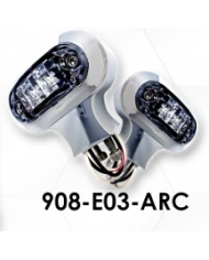 LNCCFCC-1R-Chrome Plated Billet Aluminum KW Fuel Cap Cover w/Ribs (Set of 2)