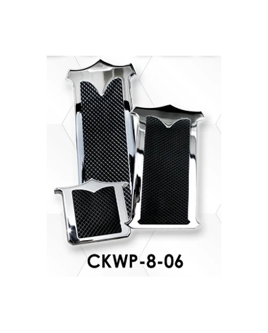 LNCCKWP-8-06-Chrome Plated Billet Aluminum KW Foot Pedal Set ('06 & Newer) (Set of 3) LNCCKWP-8-06-Chrome Plated Billet Aluminum KW Foot Pedal Set ('06 & Newer) (Set of 3)
