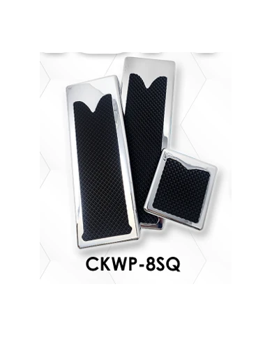 LNCCKWP-8SQ-Chrome Plated Billet Aluminum KW Square Pedal Set ('05 & Older) (Set of 3) LNCCKWP-8SQ-Chrome Plated Billet Aluminum KW Square Pedal Set ('05 & Older) (Set of 3)
