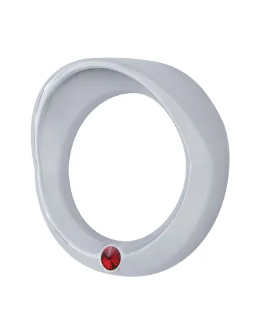 UP40684-Signature Series Small Gauge Cover With Visor For 2006+ Peterbilt - Red Crystal