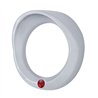 UP40684-Signature Series Small Gauge Cover With Visor For 2006+ Peterbilt - Red Crystal