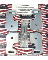 UP35979 - 17 LED Watermelon Double Fury Light Flush Mount Kit With Low Profile SS Bezel - Red & Blue LED/Clear Lens