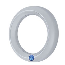 UP40687-Signature Series Small Gauge Cover For 2006+ Peterbilt - Blue Crystal