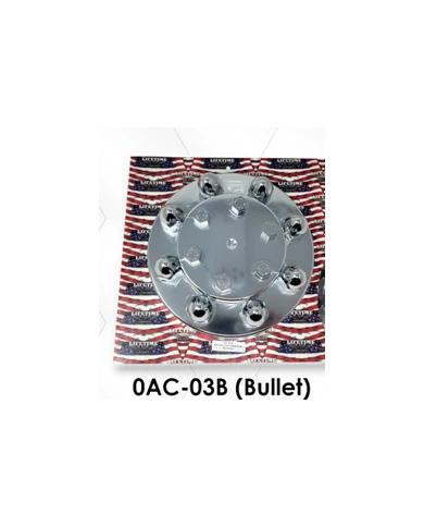 LNC0AC-03-V-Rear Axle Cover w/Vortex Style Nut Covers