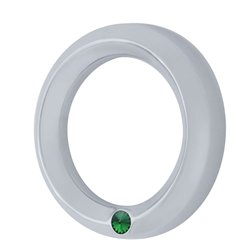 UP40689-Signature Series Small Gauge Cover For 2006+ Peterbilt - Green Crystal