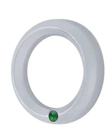 UP40689-Signature Series Small Gauge Cover For 2006+ Peterbilt - Green Crystal