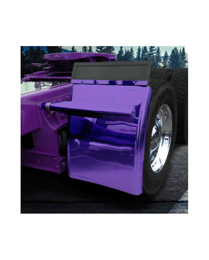 TXTFEN-Q31P-Fenders - Smoke & Mirror - Purple - Quarter - 31" with Triangle Mounts TXTFEN-Q31P-Fenders - Smoke & Mirror - Purple - Quarter - 31" with Triangle Mounts