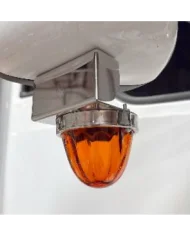 Universal angled-down watermelon light bracket for aero-style mirrors(PAIR)