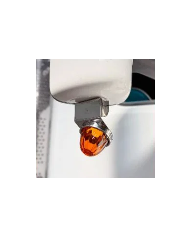 Universal angled-down watermelon light bracket for aero-style mirrors(PAIR)