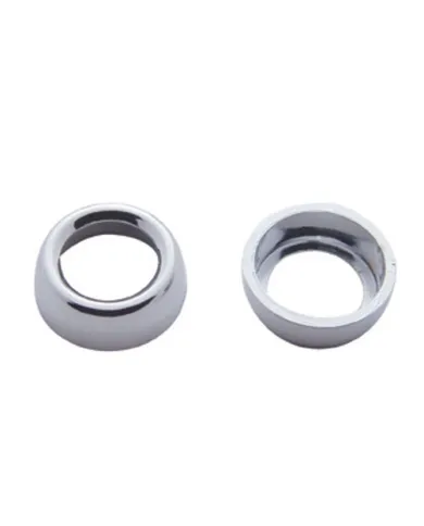 UP40893-Chrome Plastic Toggle Switch Nut Cover For Freightliner (Card Of 6)