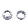 UP40893-Chrome Plastic Toggle Switch Nut Cover For Freightliner (Card Of 6)
